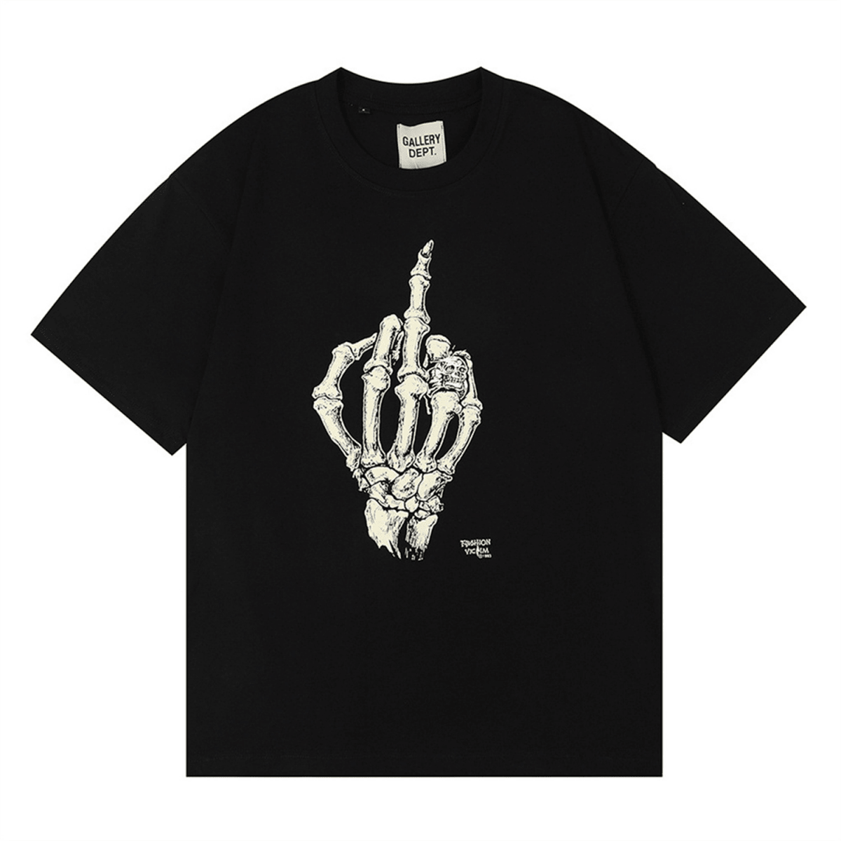 GALLERY D-EPT T-Shirt Car Letter Short Sleeve Men And Women High Street Half Sleeve Car Print Round Neck Loose Men's Tops Round Neck Casual Short Sleeve GALLERY Hand